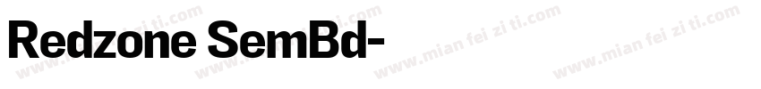 Redzone SemBd字体转换